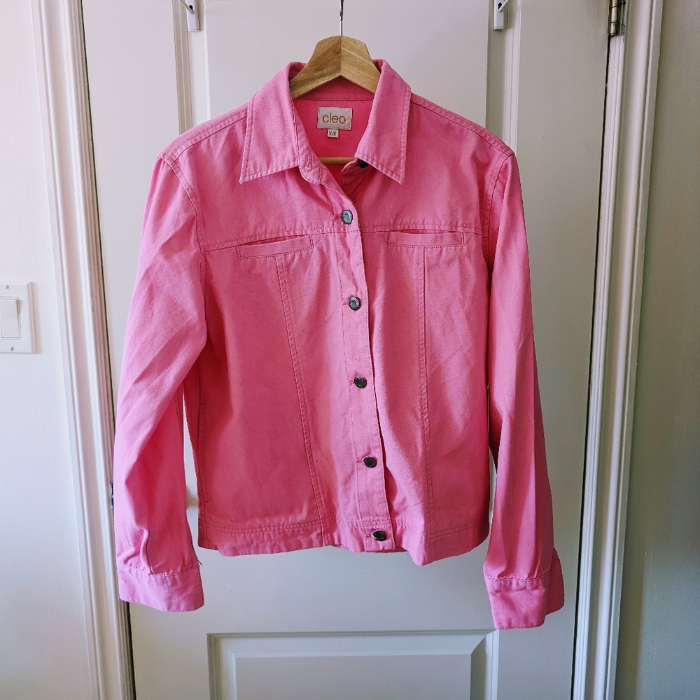 Cleo Pink Jean Jacket